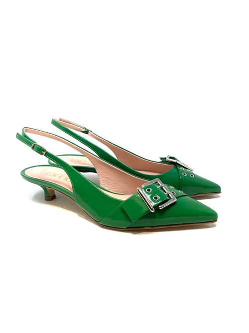 Slingback donna con fibbia IL LACCIO | N198VERLUXVERDE